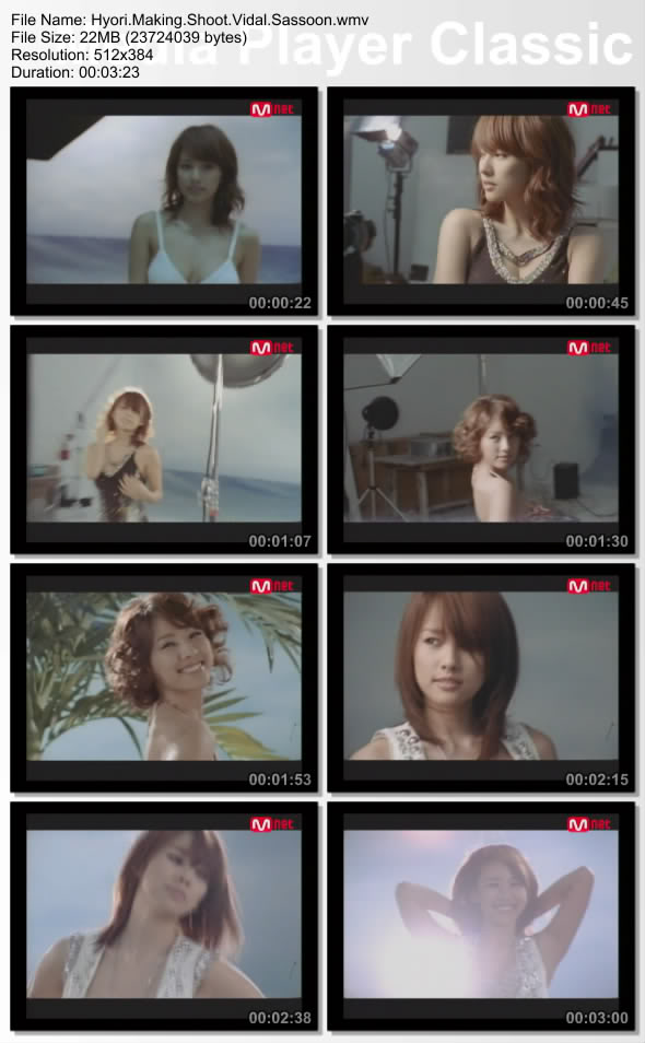 [070000] Hyori - Making Vidal Sassoon CF Hyorim11