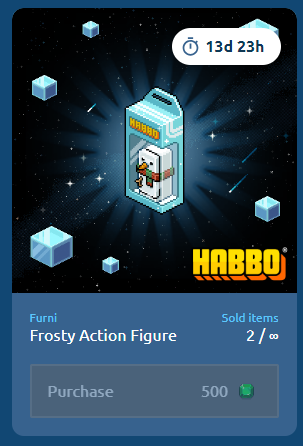 Action Figure di Frosty ora disponibile per 500 smeraldi Aa8eti10