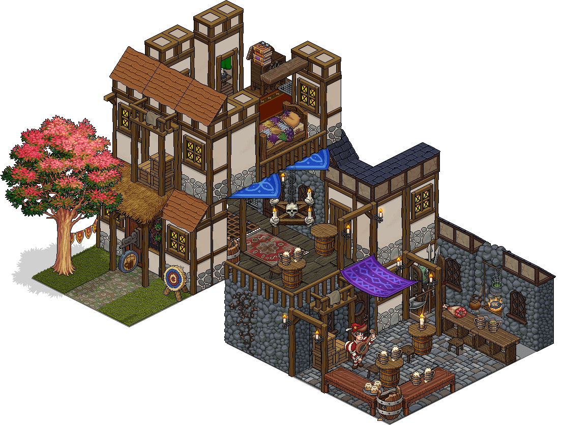 Affare stanza Taverna del Villaggio Fantasy su Habbo Affare35