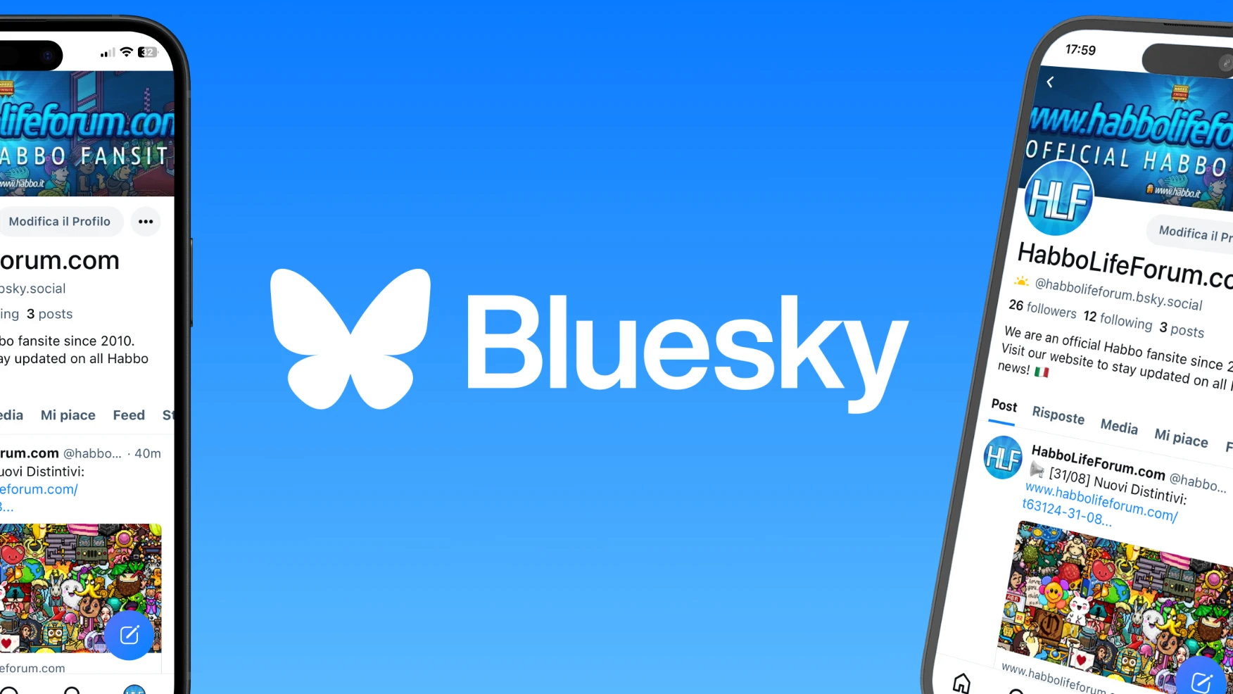 HabboLife è anche su Bluesky, Threads e Whatsapp Bluesk10