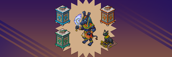 Crafting - Crafting con il Gatto Fortunato e Dei Arrabbiati in catalogo su Habbo Featu222