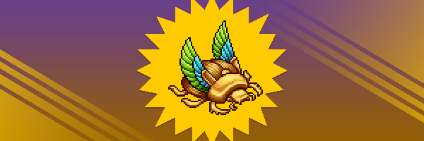 Scarabeo Dorato raro in catalogo su Habbo Featu233