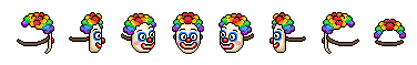 Caricata maschera da clown su Habbo Sche1112