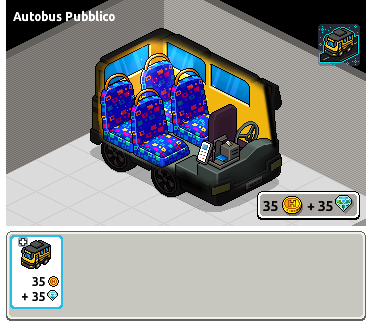 Habbo - Autobus Pubblico raro in catalogo su Habbo Scree335