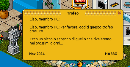 Trofeo di Pietra Edizione Firmata per tutti i membri Habbo Club Scree850