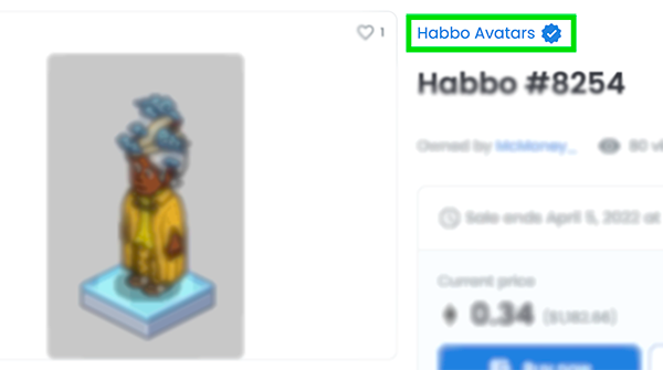 Giveaway di Habbo Avatar NFT della Community Screen41