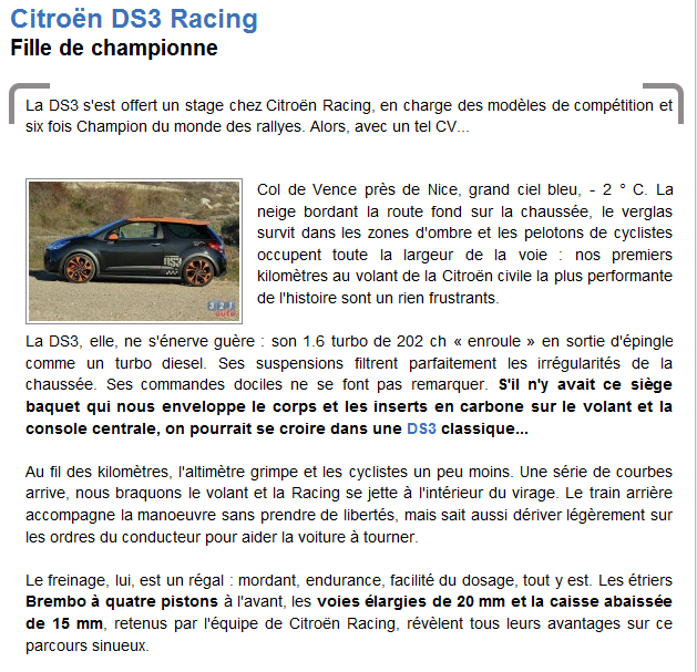 [DECLINAISON] Citroën DS3 Racing - Page 20 Essai_10