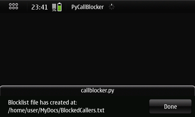 Pycallblocker Screen11