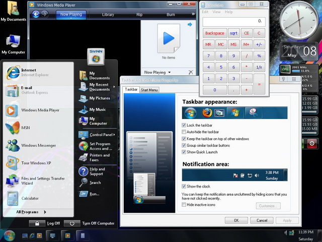 Windows Xp WinStyle Moonlight 2010 SP3 811