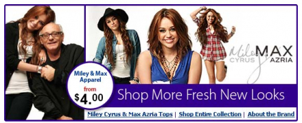 Miley Cyrus & Max Azria , New Clothes . 31b29910