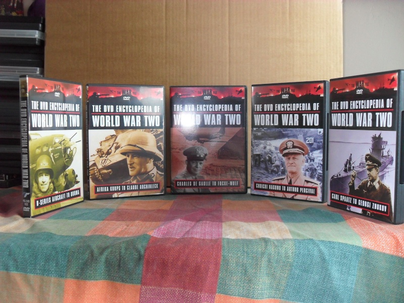 THE DVD ENCYCLOPEDIA OF WORLD WAR TWO  - 5 BOXED DVDS Dvd_au29
