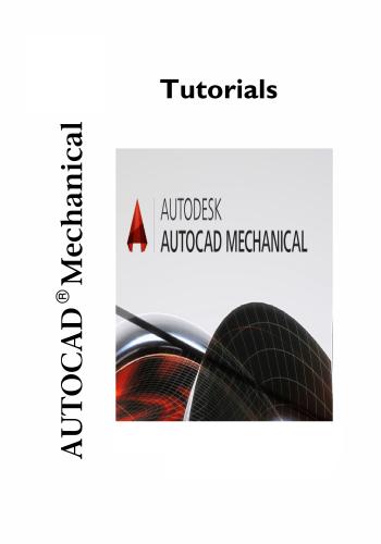 كتاب AutoCad Mechanical Tutorial A_c_m_16