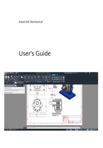 كتاب AutoCAD Mechanical User Guide A_c_m_19