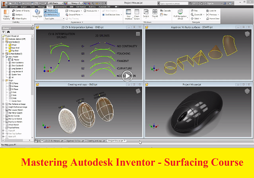 كورس تعليم رسم السطوح باستخدام برنامج أنفنتور - Mastering Autodesk Inventor - Surfacing Course  A_i_m_10