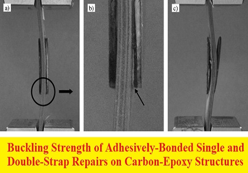 بحث بعنوان Buckling Strength of Adhesively-Bonded Single and Double-Strap Repairs on Carbon-Epoxy Structures  B_s_o_10