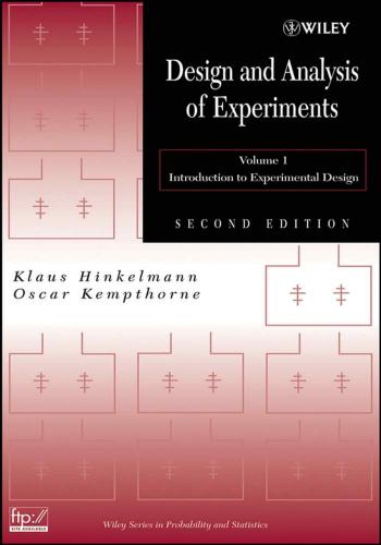 كتاب Design and Analysis of Experiments - Volume 1 D_a_a_17
