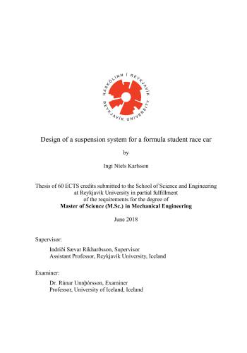 رسالة ماجستير بعنوان Design of a suspension system for a formula student race car D_o_a_12