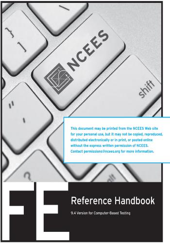 كتاب FE Fundamentals of Engineering Supplied Reference Handbook F_e_s_10