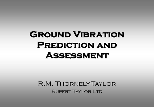بحث بعنوان Ground Vibration Prediction and Assessment G_v_p_10