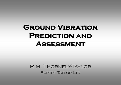 بحث بعنوان Ground Vibration Prediction and Assessment  G_v_p_10