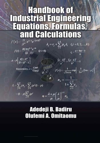 كتاب Handbook of Industrial Engineering Equations, Formulas, and Calculations  H_o_i_12