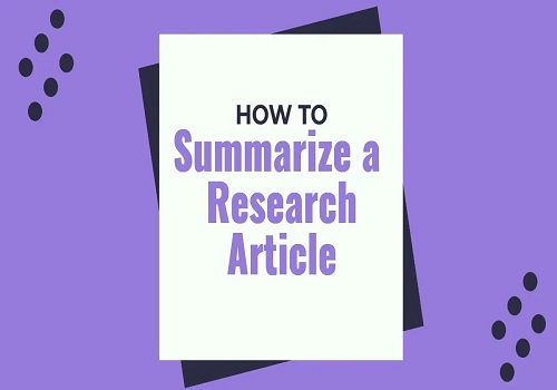 مقالة بعنوان كيف تلخص مقالة بحثية - How to Summarize a Research Article H_t_s_11