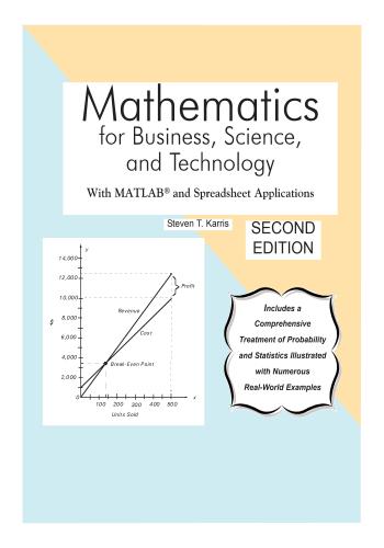 كتاب Mathematics for Business, Science, and Technology - With MATLAB and Spreadsheet Applications  M_f_b_12