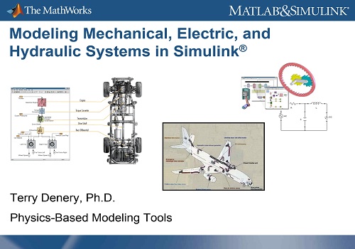 محاضرة بعنوان Modeling Mechanical, Electric, and Hydraulic Systems in Simulink  M_m_e_13