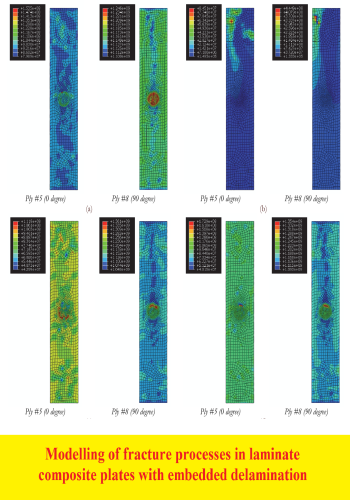 بحث بعنوان Modeling of fracture processes in laminate composite plates with embedded delamination  M_o_f_10