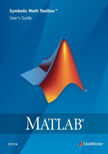 كتاب MATLAB Symbolic Math Toolbox User's Guide 2023  M_s_m_11