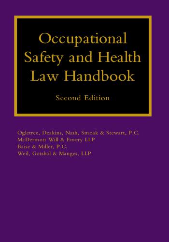 كتاب Occupational Safety and Health Law Handbook - Second Edition  O_s_a_12