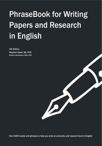 كتاب PhraseBook for Writing Papers and Research in English  P_b_f_10