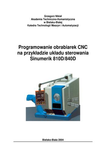 كتاب Programowanie obrabiarek CNC na przykladzie ukladu sterowania Sinumerik 810D/840D P_o_c_11