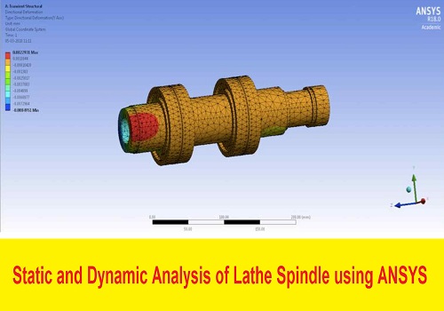 بحث بعنوان Static and Dynamic Analysis of Lathe Spindle using ANSYS S_a_d_10