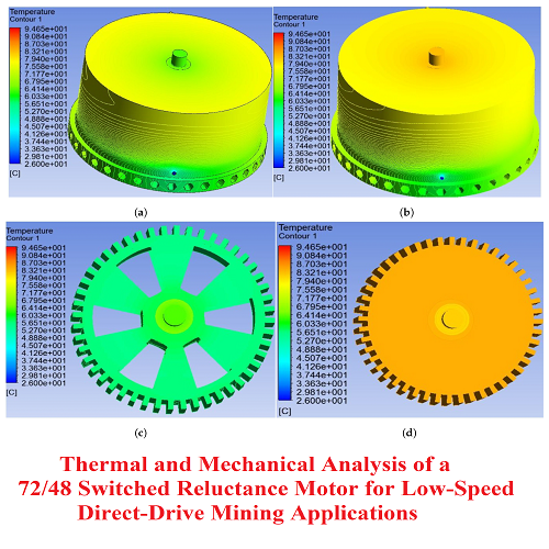بحث بعنوان Thermal and Mechanical Analysis of a 72/48 Switched Reluctance Motor for Low-Speed Direct-Drive Mining Applications  T_am_a10
