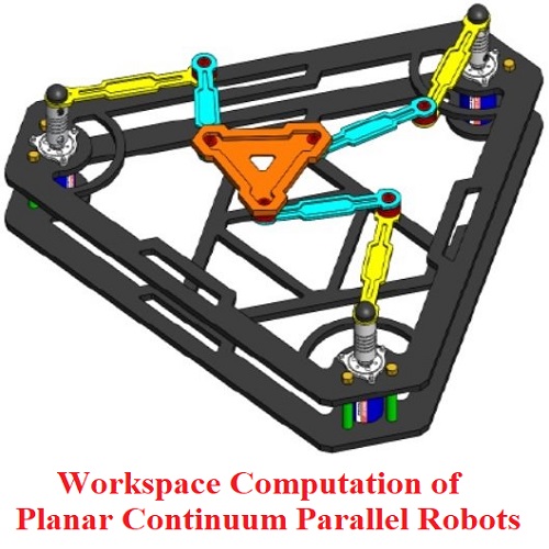 بحث بعنوان Workspace Computation of Planar Continuum Parallel Robots W_s_c_10