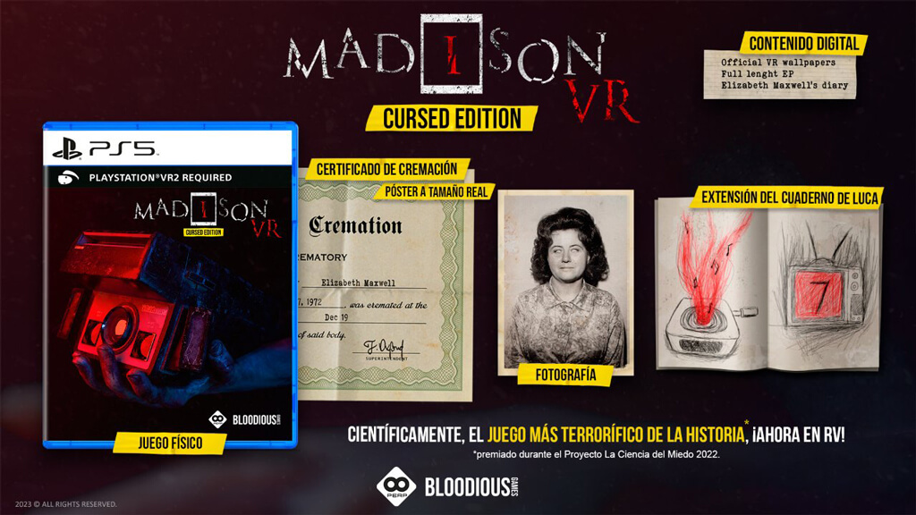 Madison PSVR2 - Edition Cursed ( PS5 ) 4164