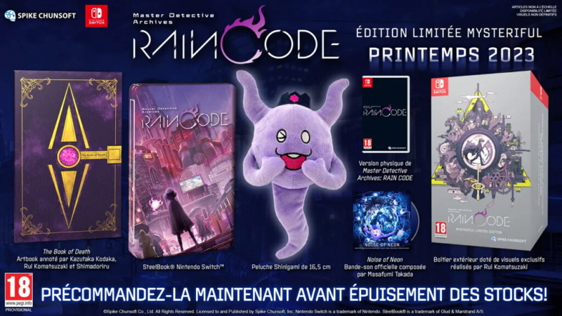 Master Detective Archives : RAIN CODE - Edition Limitée Mysteriful  ( switch ) Master10
