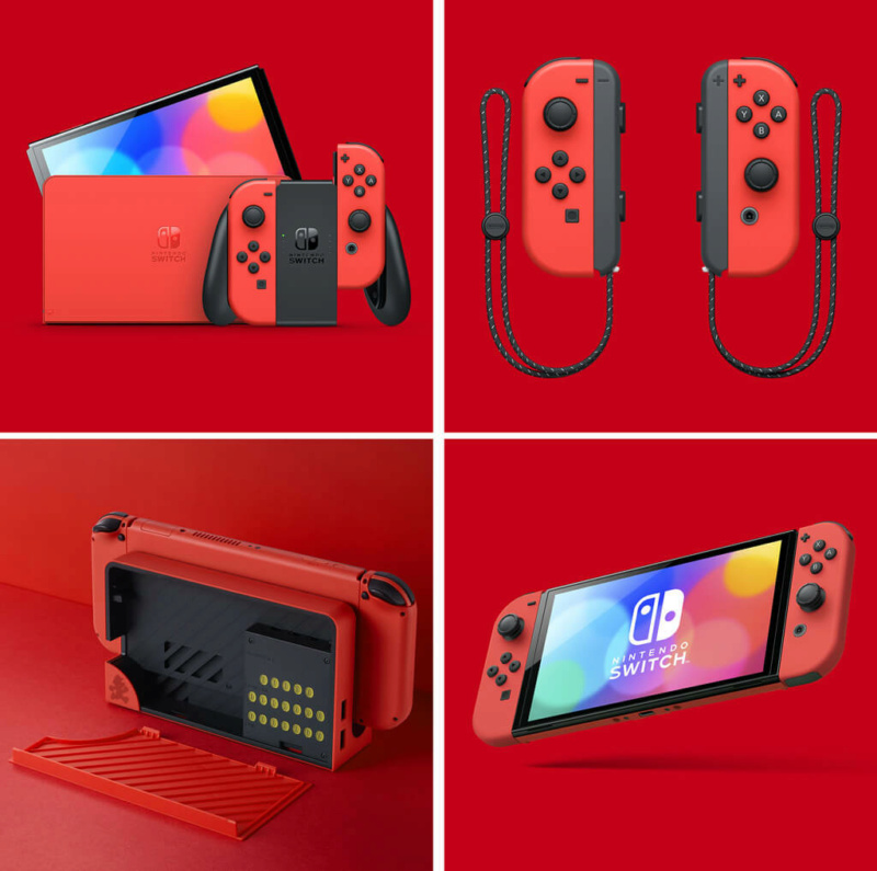 Nintendo Switch OLED édition Mario (rouge) Ninten15