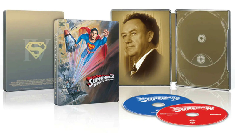 Superman I-IV - coffret steelbook 4K Steelb12