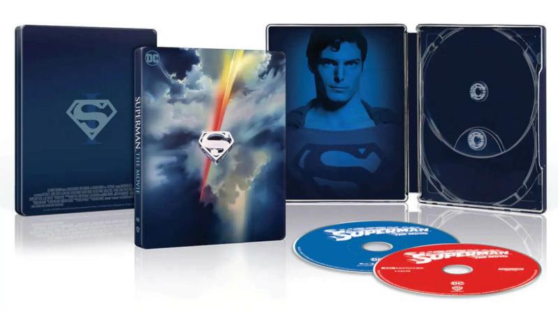 Superman I-IV - coffret steelbook 4K Steelb13