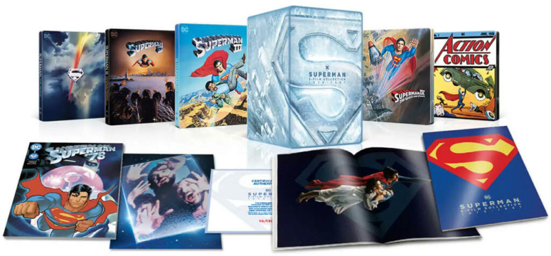 Superman I-IV - coffret steelbook 4K Superm17