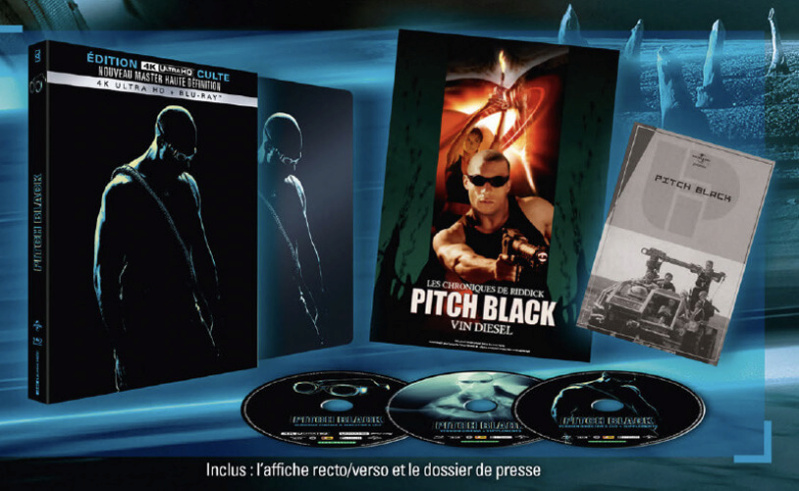 Pitch Black - steelbook 4K Vin210