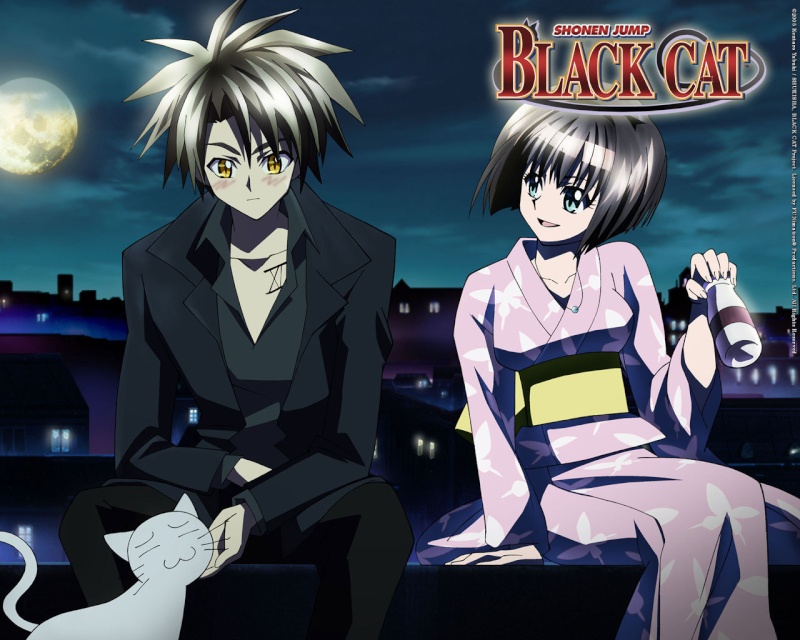 صور Black Cat anime Black-10