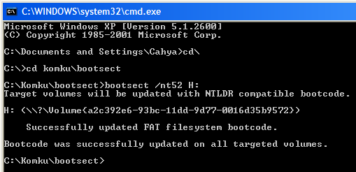 Install Windows XP Menggunakan USB Flash Disk/ Flash Drive - No CD rom 2110