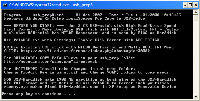 Install Windows XP Menggunakan USB Flash Disk/ Flash Drive - No CD rom 2510