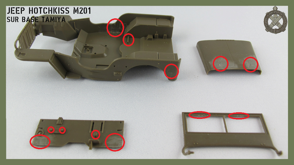 1/35 - Hotchkiss M201 avec radios (base Tamiya) M201-012