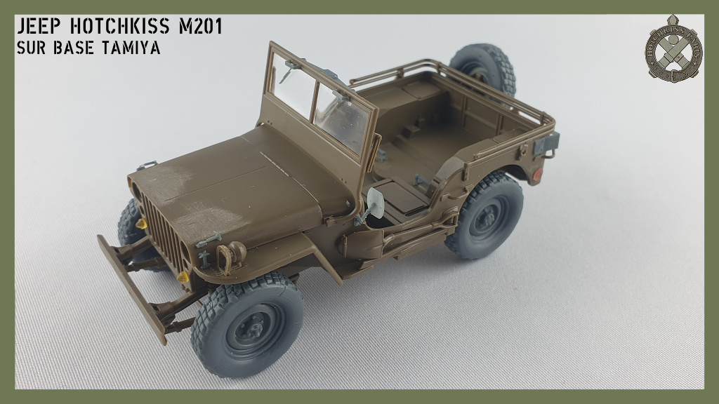 tamiya - 1/35 - Hotchkiss M201 (base Tamiya M201-015