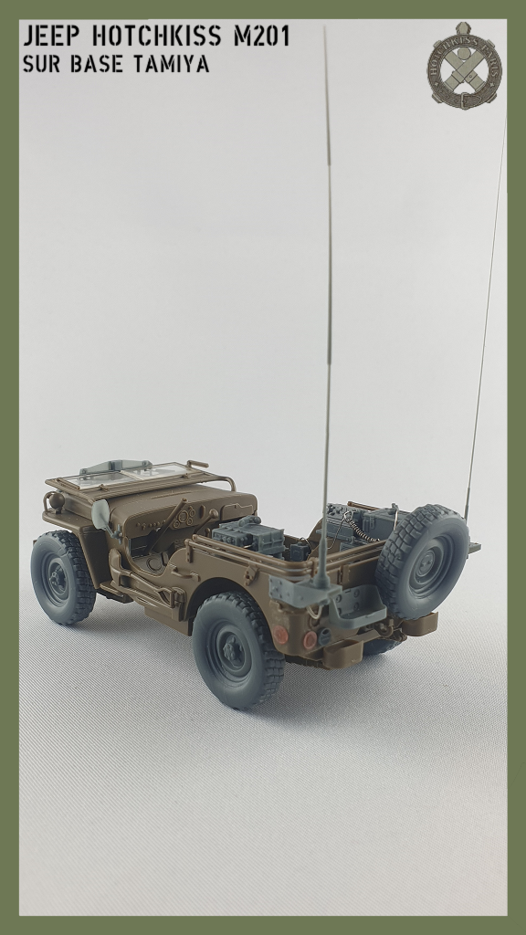 1/35 - Hotchkiss M201 avec radios (base Tamiya) M201-023