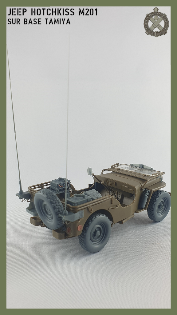 1/35 - Hotchkiss M201 avec radios (base Tamiya) M201-025